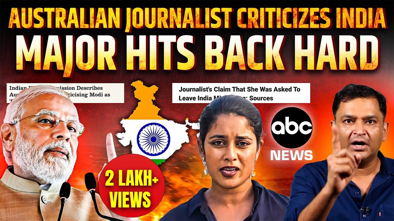 Australian Journalist criticizes India over Visa Issue | The Chanakya Dialogues Major Gaurav Arya |