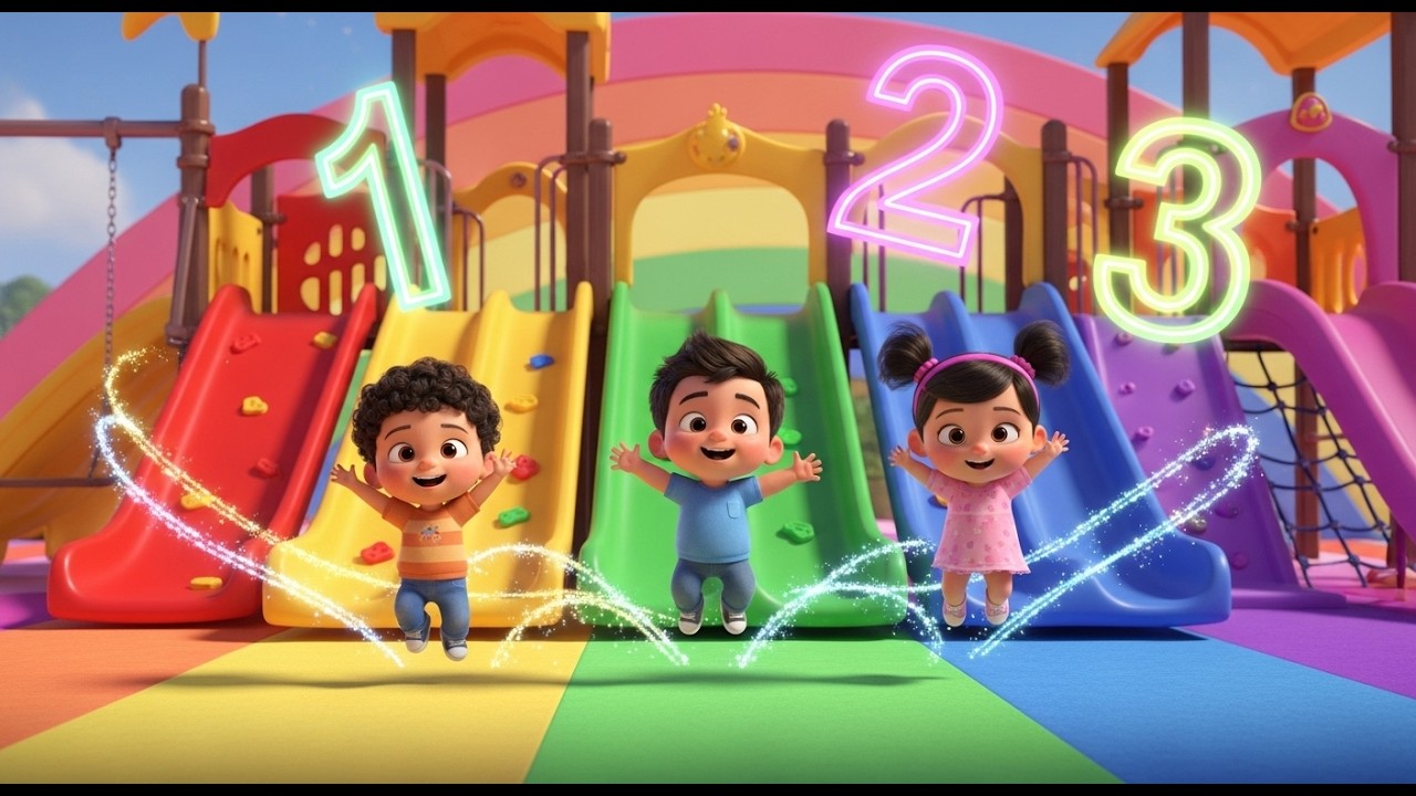 123 Jump & Count Number Fun & Action Songs for Kids 🔢🎵 Fun Nursery Rhymes Compilation !