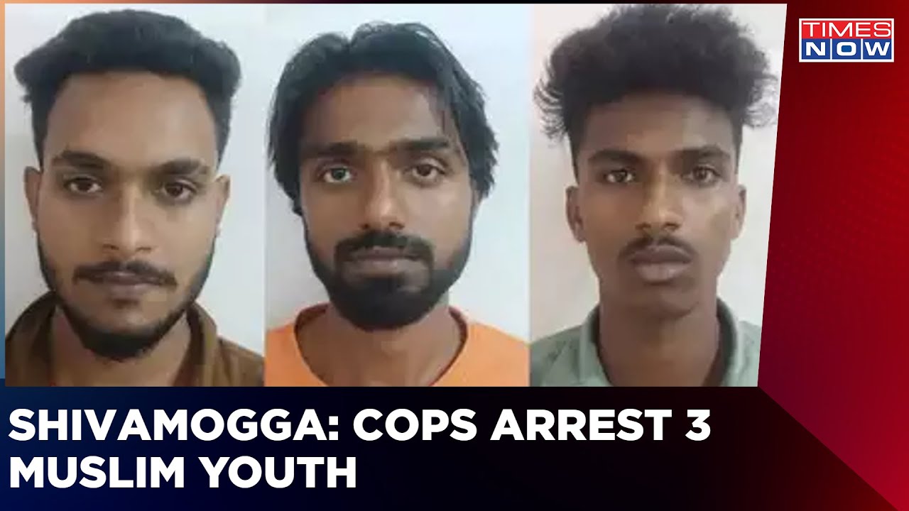 Shivamogga: 3 Attack Man, Raise Anti-RSS Slogans, Arrested | Karnataka | Latest English News
