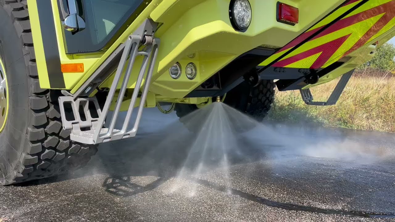 Under Truck Nozzle on the Oshkosh Striker ARFF