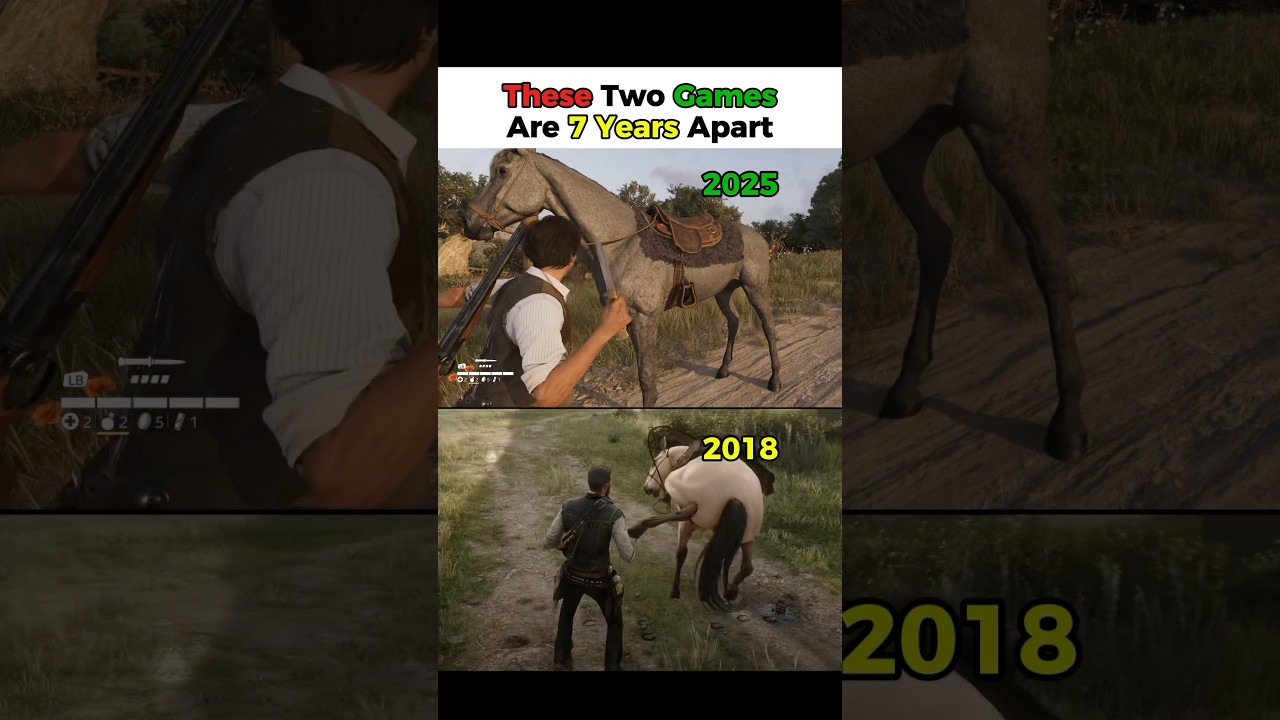 These Games Are 7 Years Apart - Red Dead Redemption 2 - Mafia The Old Country