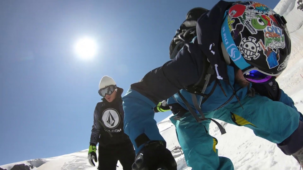 Summer Snowboarding in Swizerland  Matterhorn Glacier Paradise Ski Resort July 2019