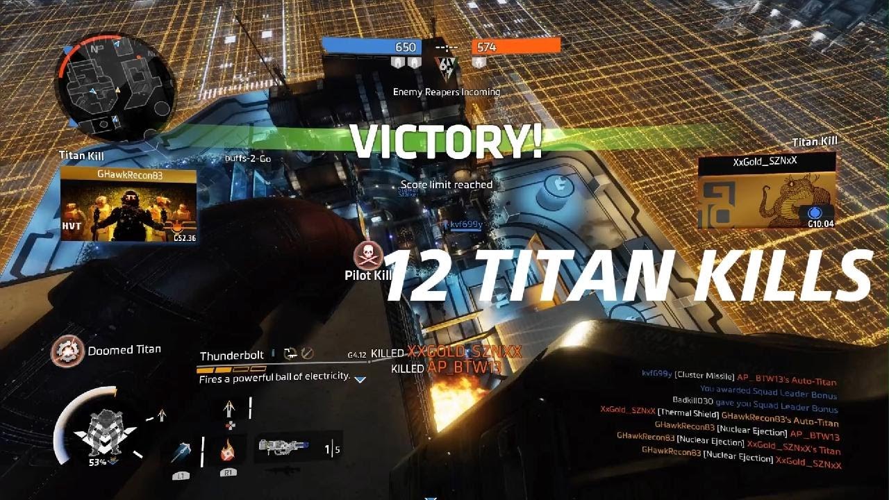 Titan Killer | 12 Titan Kills | 359 Attrition Points | Titanfall 2