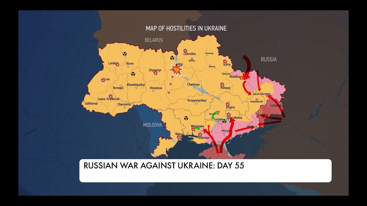 The battle for Donbas has started. The 55th day of Russian war against Ukraine
