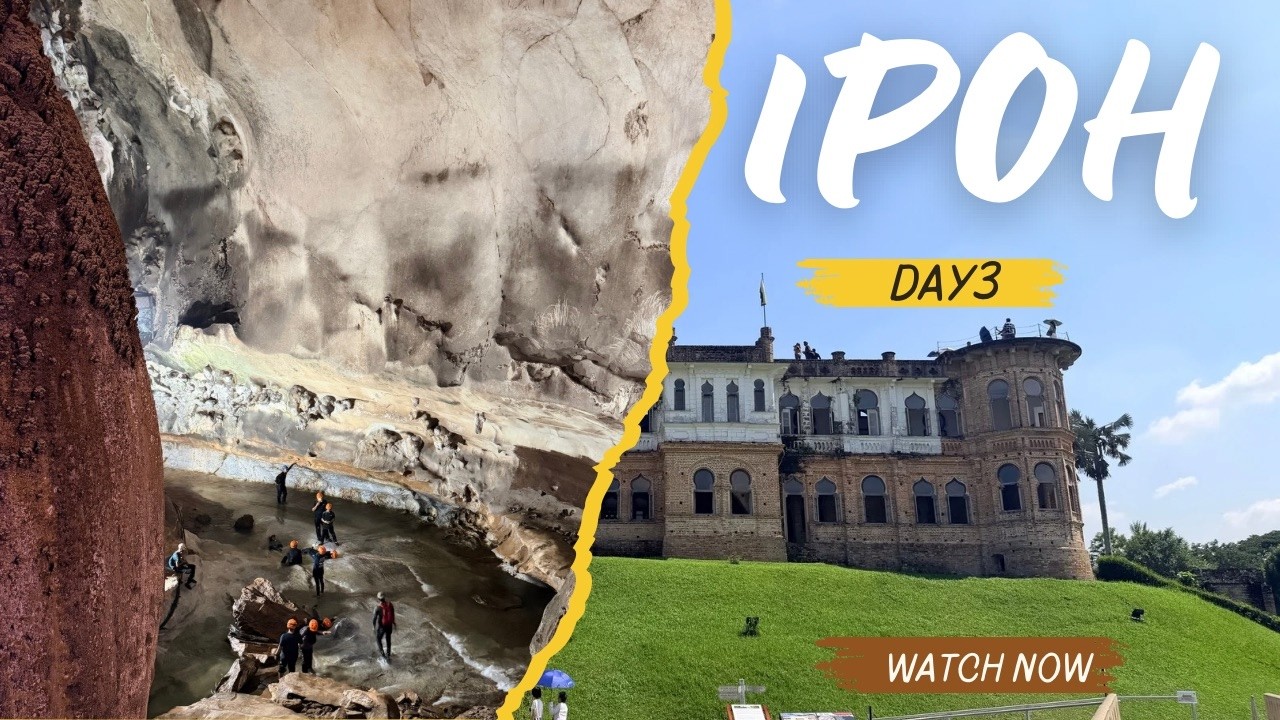 Final Day in Ipoh | Gua Tempurung & Haunted Kellie’s Castle 😱