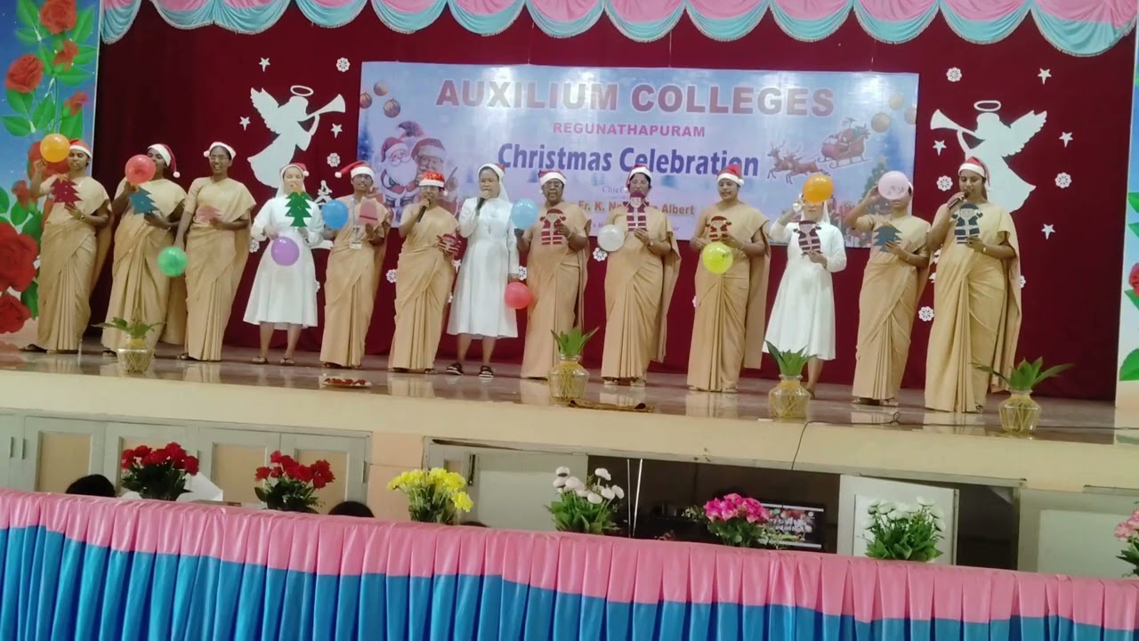 Christmas Celebration  2025,Auxilium College of Arts & Science for women
