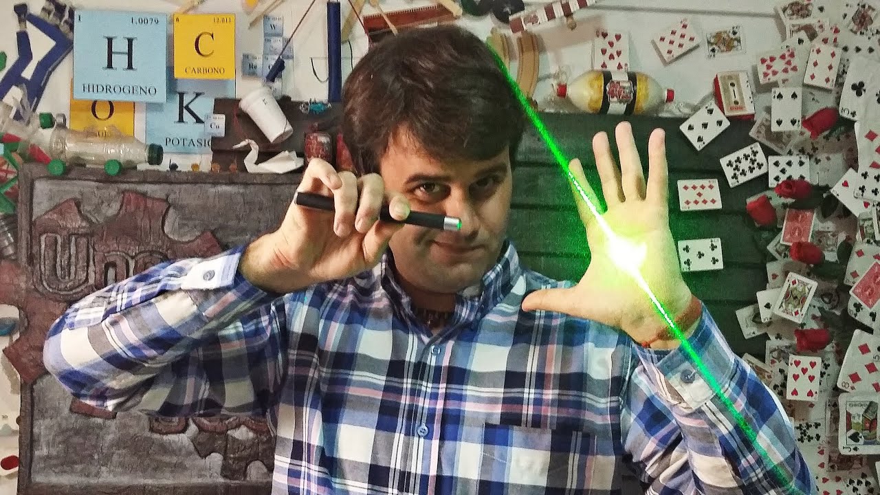 Como curvar la luz de un laser │ Experimento Fácil│ Refracción