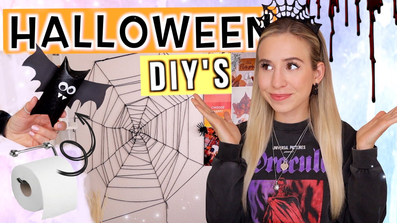 HALLOWEEN DIYS 👻Halloween Deko und Kostüme selber basteln 🎃Halloween 2020 deutsch - Cali Kessy