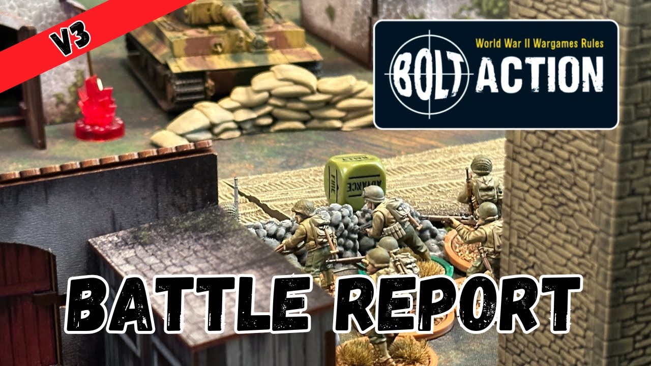 Отчёт о бое Bolt Action | Версия 3, сезон 2, эпизод 3 | Германия против США