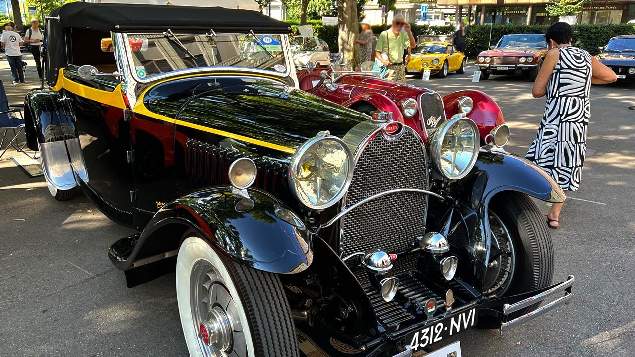 Zurich Classic Car Award 2024 Walk Oldtimer-Show 14 August 🇨🇭 4K Walking Tour Switzerland