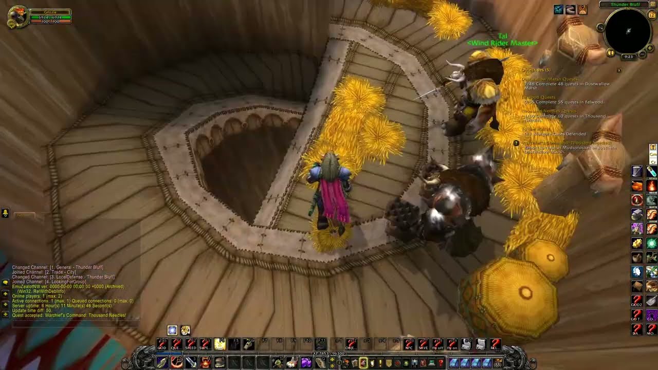 WOW Cata Quest 'Warchief's Command Thousand Needles! - 28504' Horde on a PS