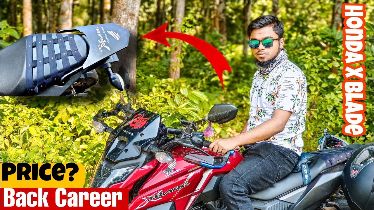 Honda X Blade Bike Back career Installation and price