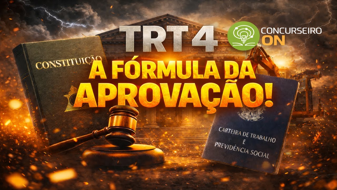 FÓRMULA SECRETA DO TRT4 REVELADA! A trilha que aprovou em todos os cargos!