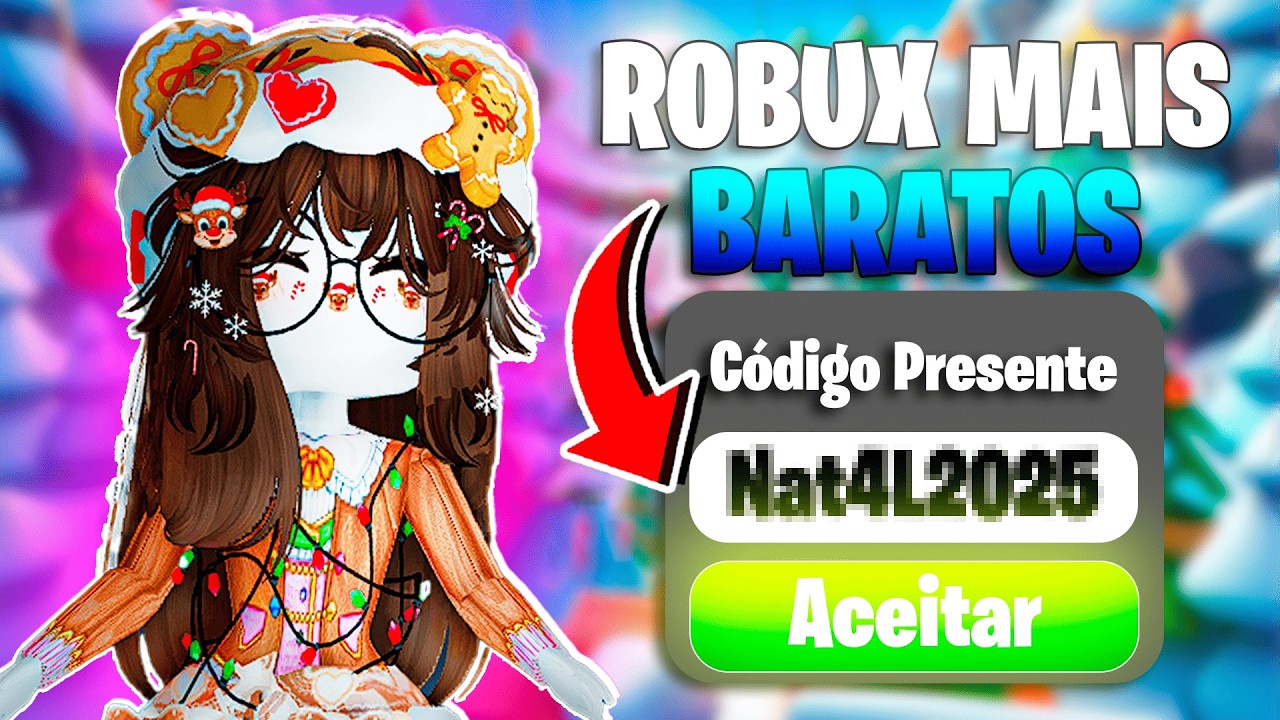 ACHEI UM SITE QUE VENDE ROBUX MUITO MAIS BARATO NO ROBLOX EM 2026 😱💸 TESTEI E FUNCIONA!