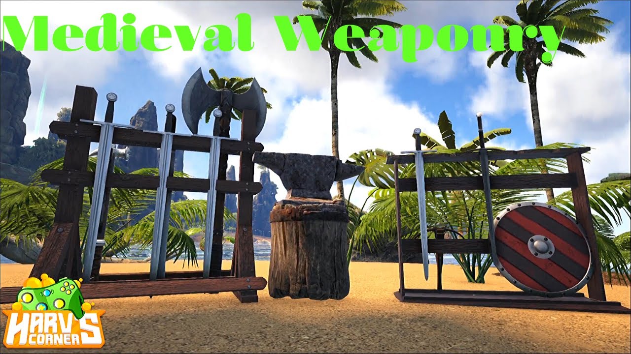Medieval Weaponry Mod Review - Ark Survival Evolved