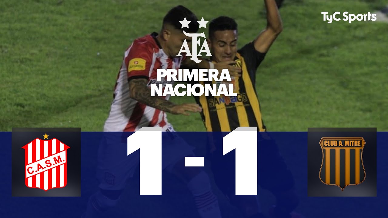 San Martín (T) 1-1 Mitre (SdE)  | Primera Nacional