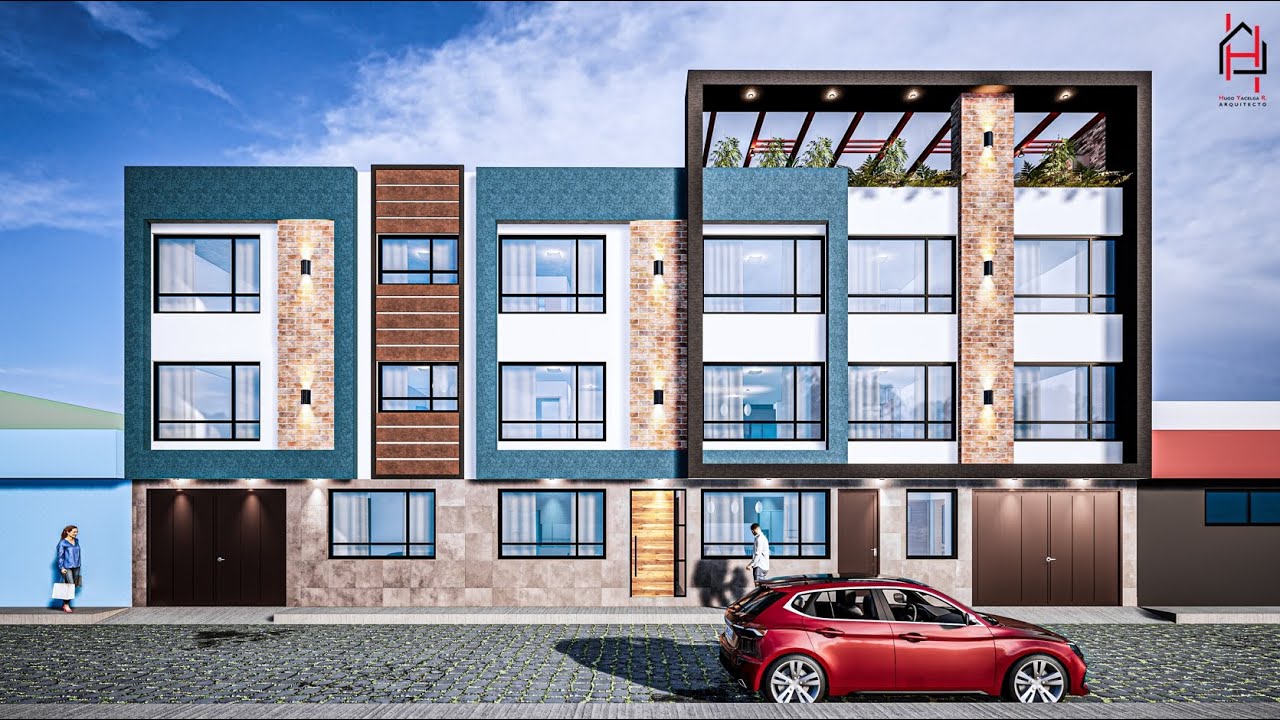 ▶️🎥 Recorrido Virtual || Edificio EFR 20 x 13 m || Casa 3D 🏠👷