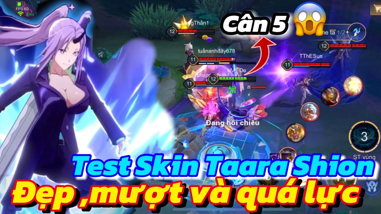 Test Skin Taara Shion Đi Top Quá Mượt và Lực Cân 5 Mãn Nhãn | Paine Miền Tây 