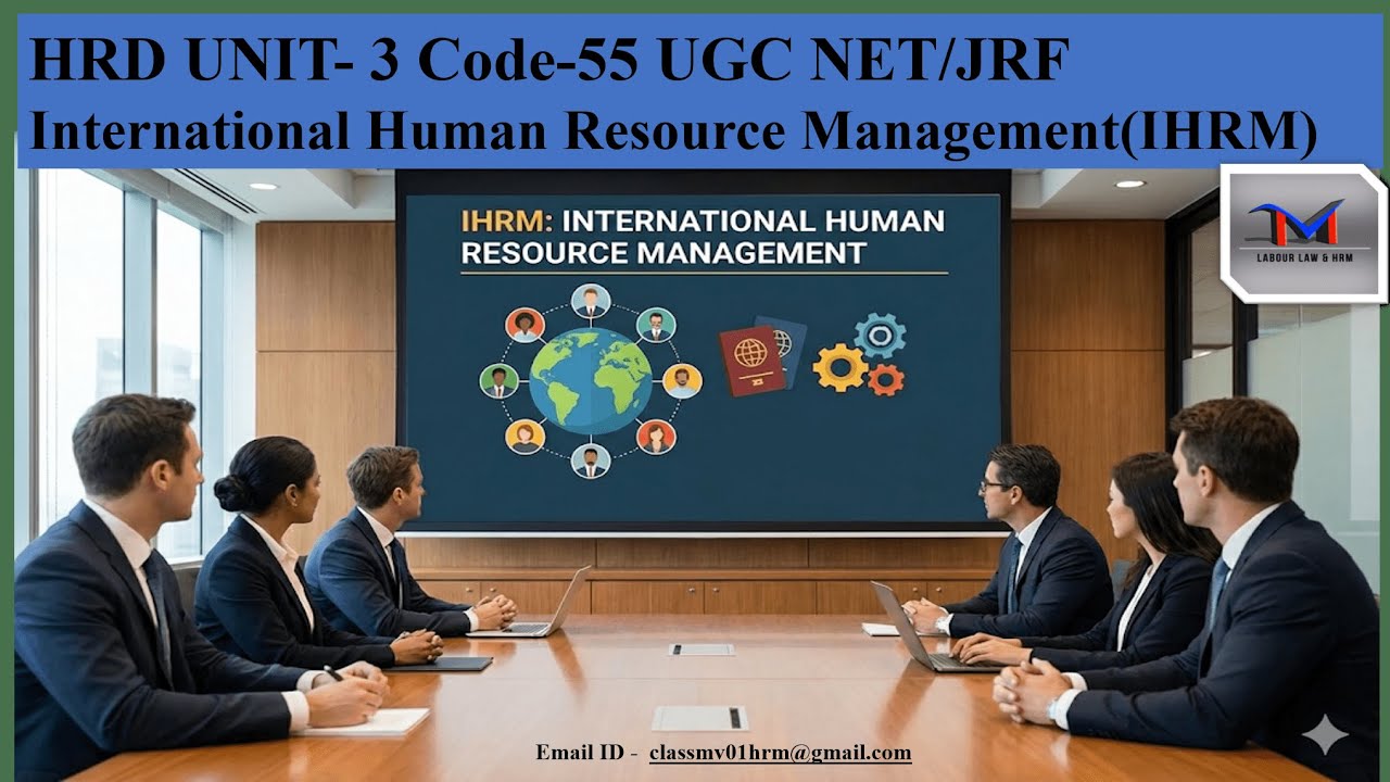 IHRM Complete Revision | Morgan's Model, EPRG & Bartlett-Ghoshal | UGC NET Code 55 | JRF