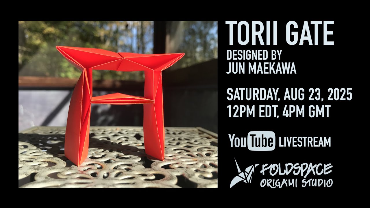 ⛩ Torii Gate by Jun Maekawa - Foldspace LIVE! - In-depth Tutorial