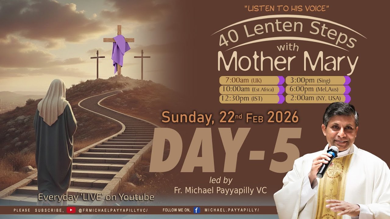 Listen to His Voice - 40 Lenten Steps with Mother Mary - Step 5