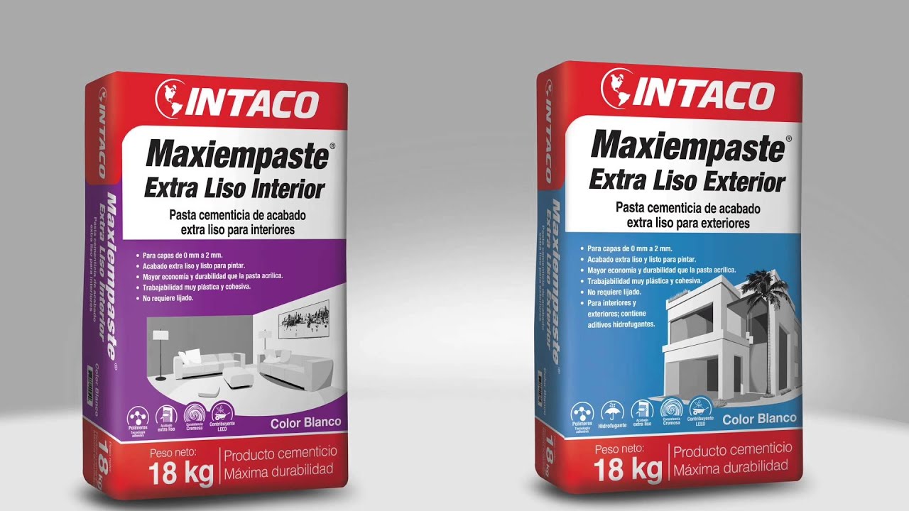 Maxiempaste Extra  Liso, la revolución en empastado