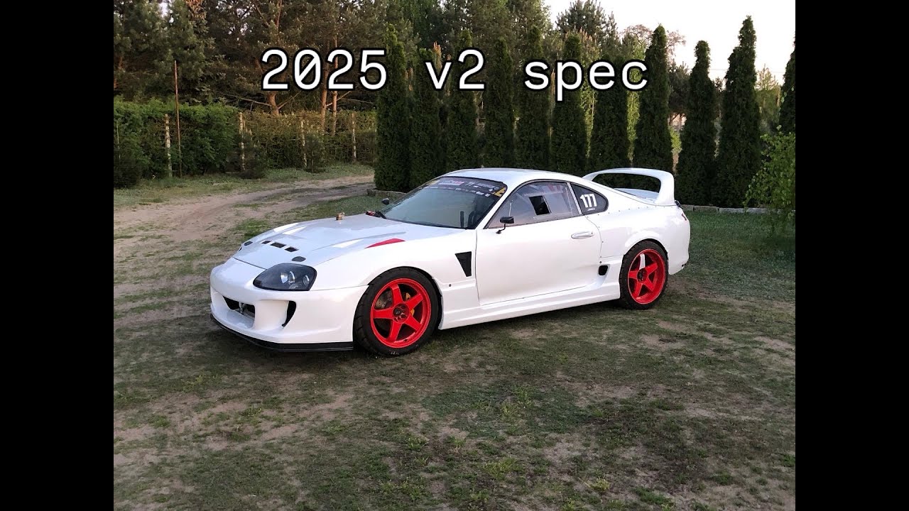 Supra MK4 2JZ-GTE drifting at Poznań race track JAPFEST 2025