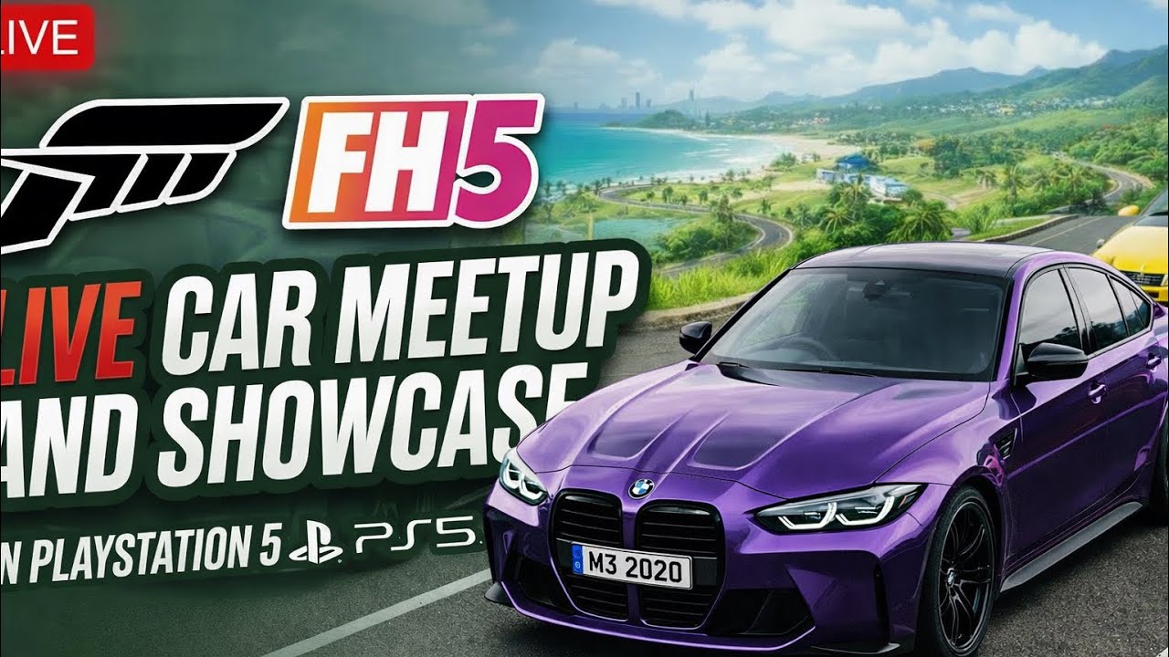 Road to 1k??! Cruise with us ft King Davii|Forza Horizon 5 Stream| PS5 LIVE