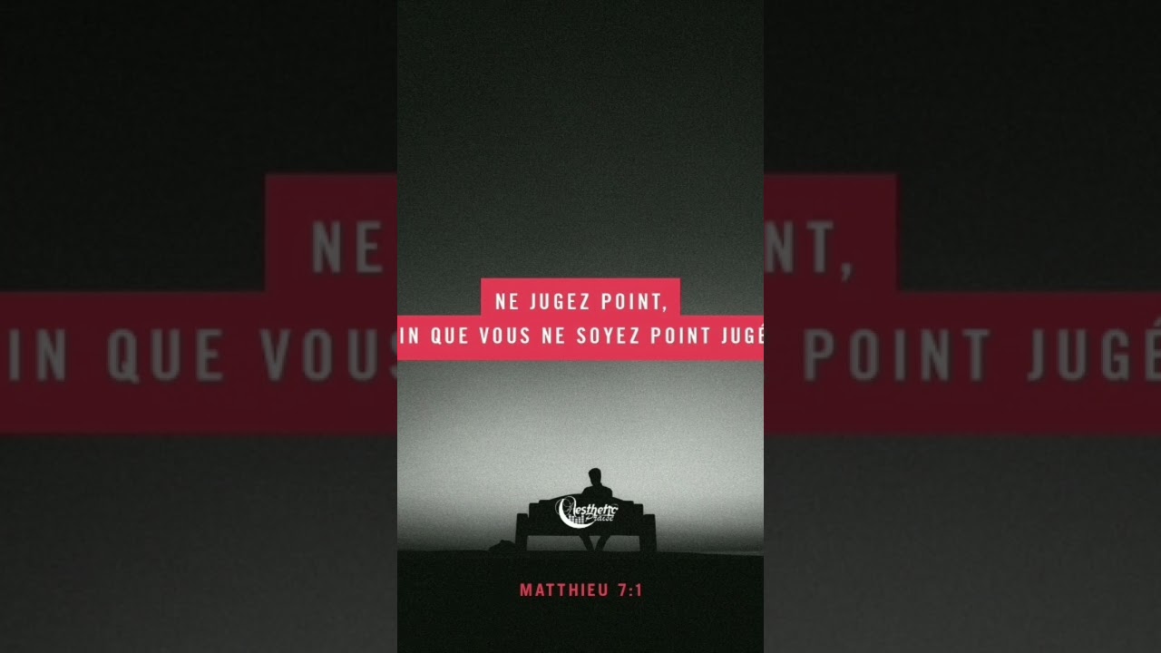 Mathieu 7:1🙏                  #jesus #chretiens #dieu #jamesfranchitto #jesuschrist #bible #christ