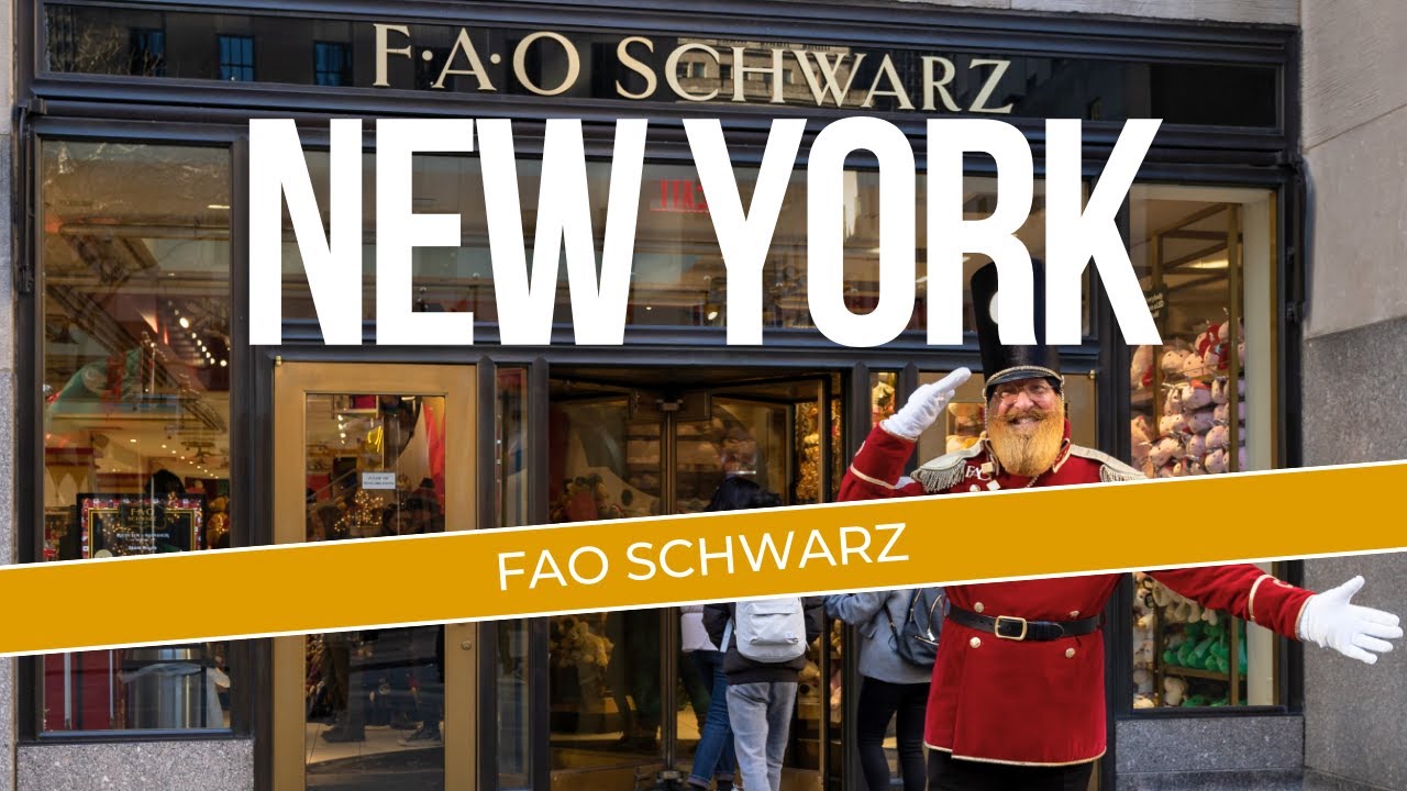 Inside FAO SCHWARZ Toy Store New York City