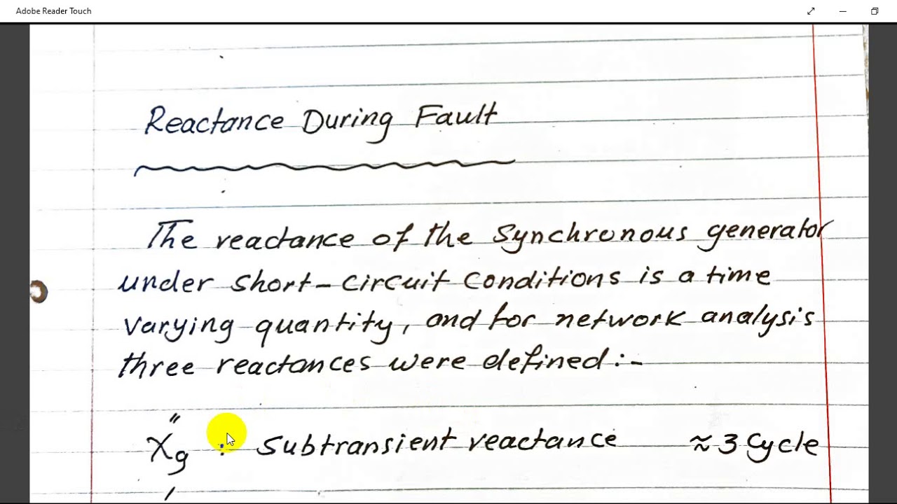 symmetrical fault 1