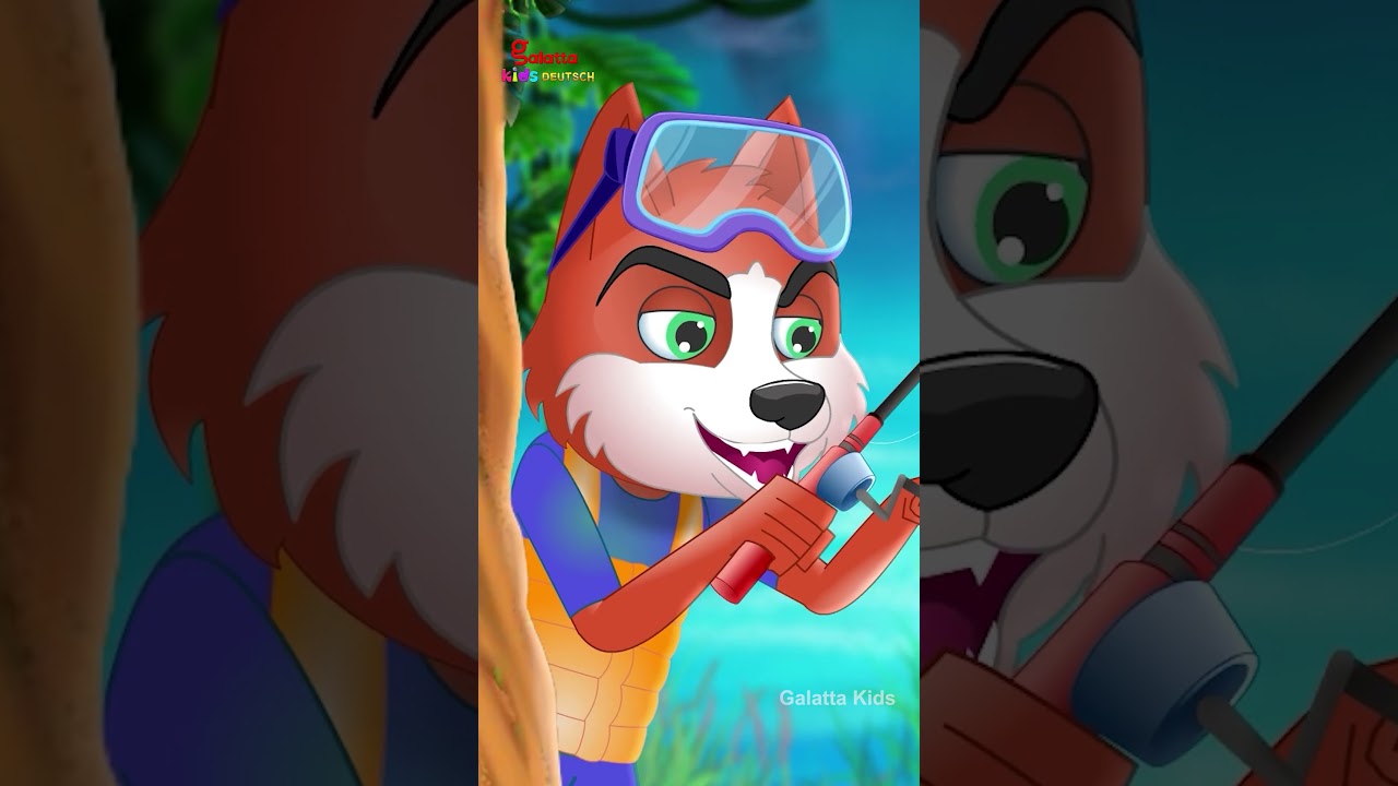 F&uuml;nf kleine Enten - Five Little Ducks | German Rhymes for Children | Galatta Kids | Deutsch Shorts