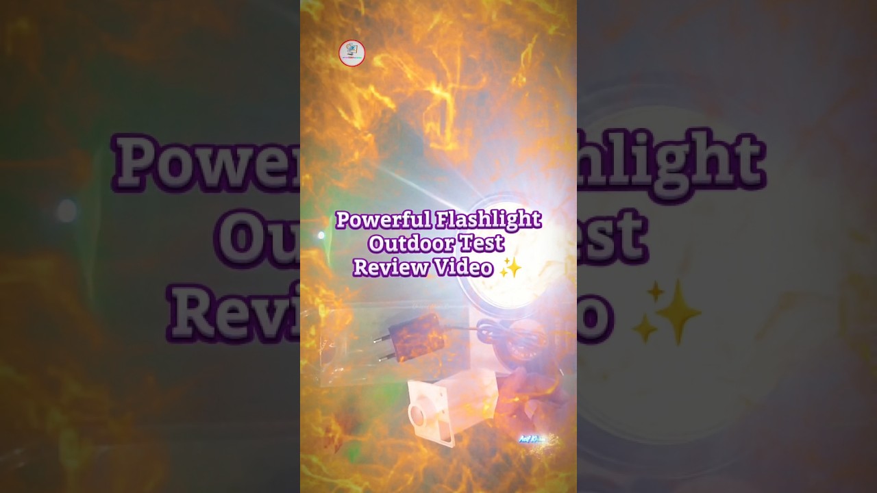 JOYKALY Torchlight আউটডোর টেস্ট ভিডিও রিভিউ🎉| JOYKALY YG-2081 | Shorts Unboxing Review 2025 