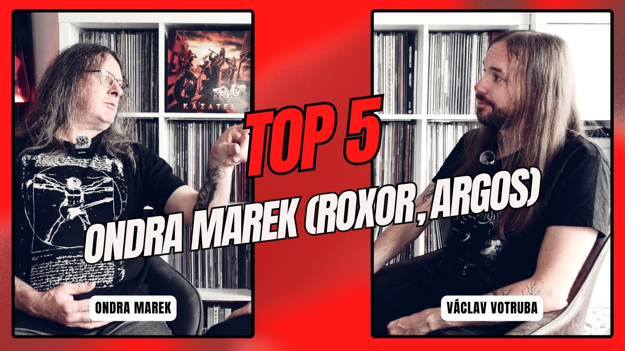 TOP 5 | Ondra Marek (Roxor, Argos) a jeho nejobl&iacute;beněj&scaron;&iacute; desky