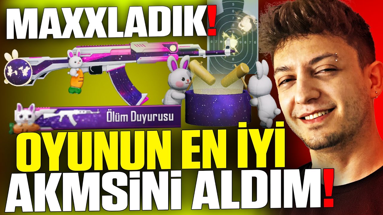OYUNUN EN İYİ AKM'SİNİ ALIP FULLEDİM!! 😱 İMKANSIZ VURUŞ YAPTIM!! 😱 PUBG Mobile
