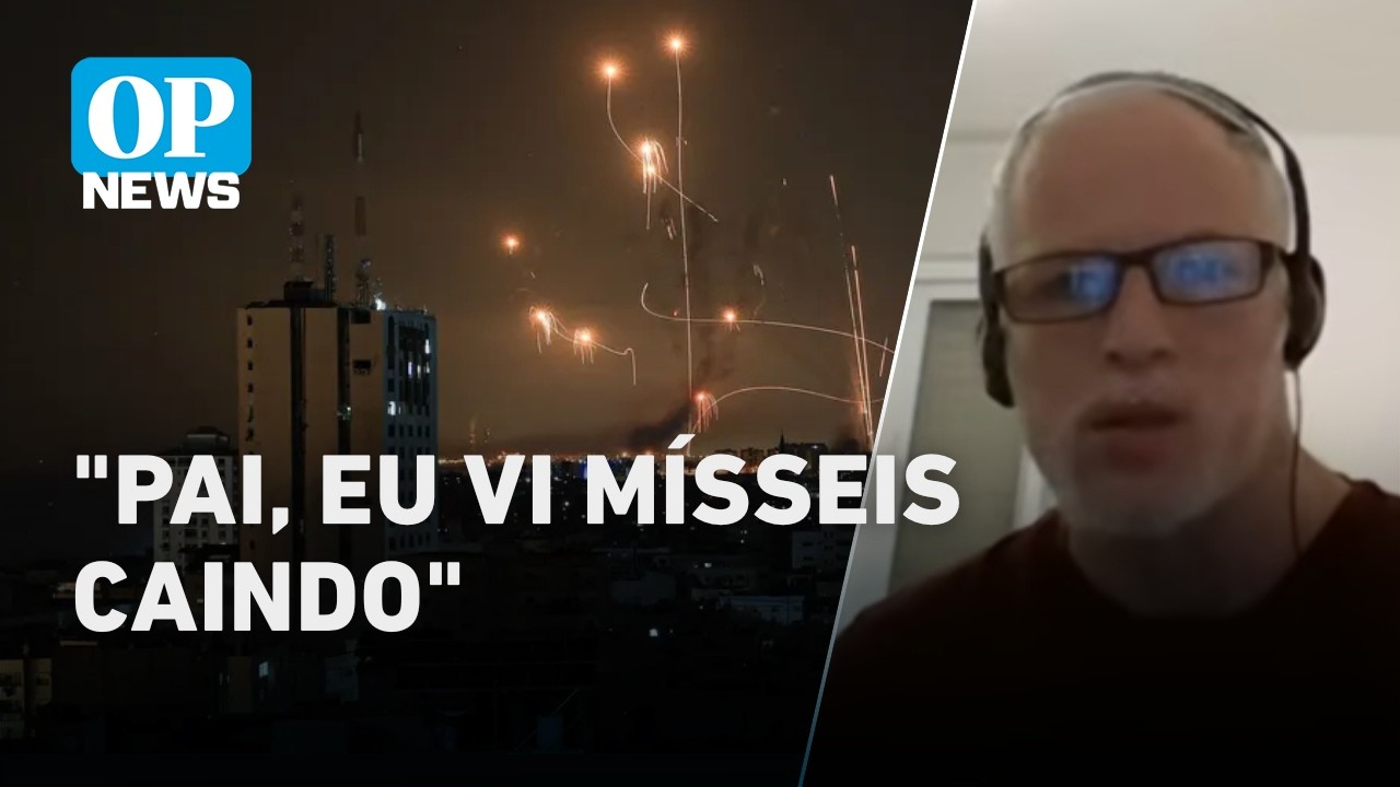 Brasileiro em Israel relata drama diante de ataques de mísseis: 