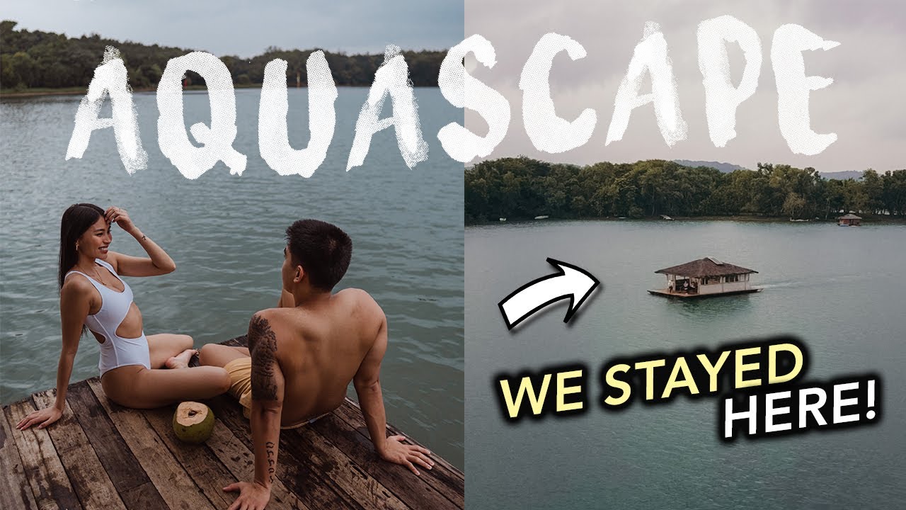 We Slept on a FLOATING COTTAGE! | Aquascape Lake Caliraya 2021