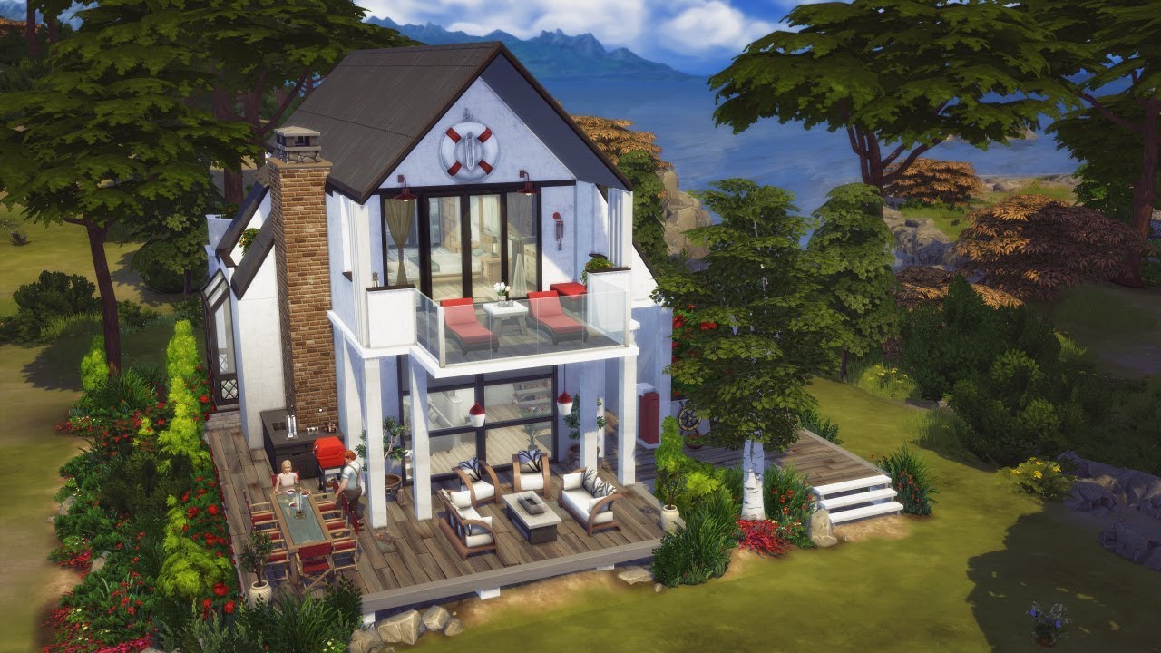 Driftwood Cottage | Re-Building Windenburg | The Sims 4 Speed Build