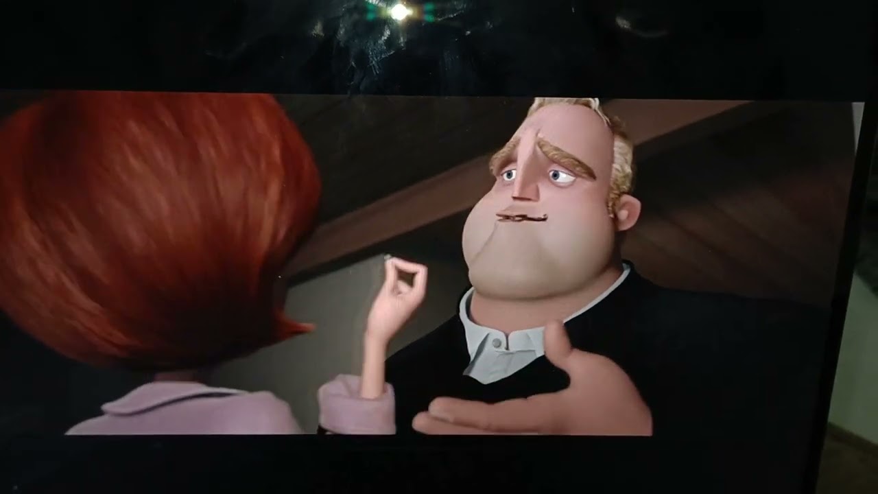Gli Incredibili (2004) Elastigirl si arrabbia con Mr Incredibile......