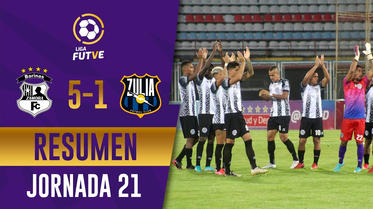 Zamora es el nuevo líder del campeonato: Zamora 5–1 Zulia | Resumen Jornada 21 | Liga FUTVE 2022