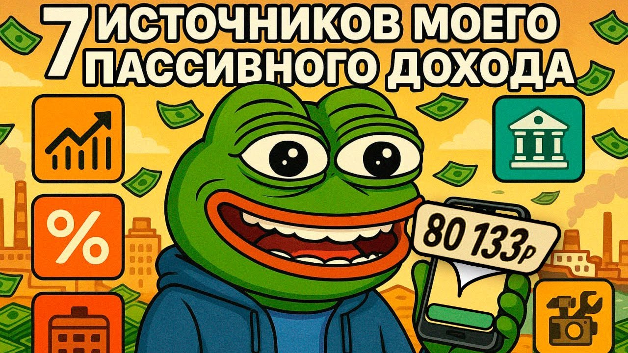 80133р за МЕСЯЦ. Пассивный ДОХОД 2026. Без курсов и инфоцыган. Финансовая грамотность