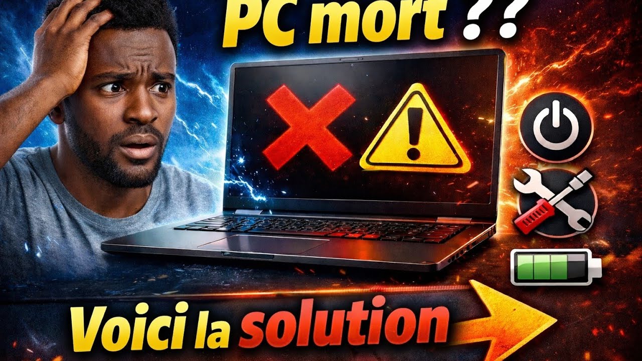 Ton Laptop ne démarre plus ?? Fais ceci