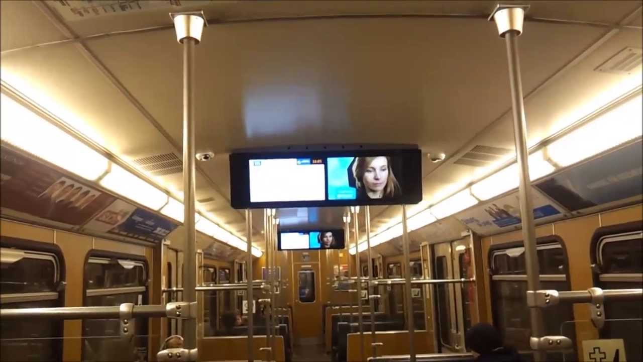 U-Bahn München - Mitfahrt im Typ A mit neuer Fahrgastinformation (Münchner Fenster) auf der U6 [HD]
