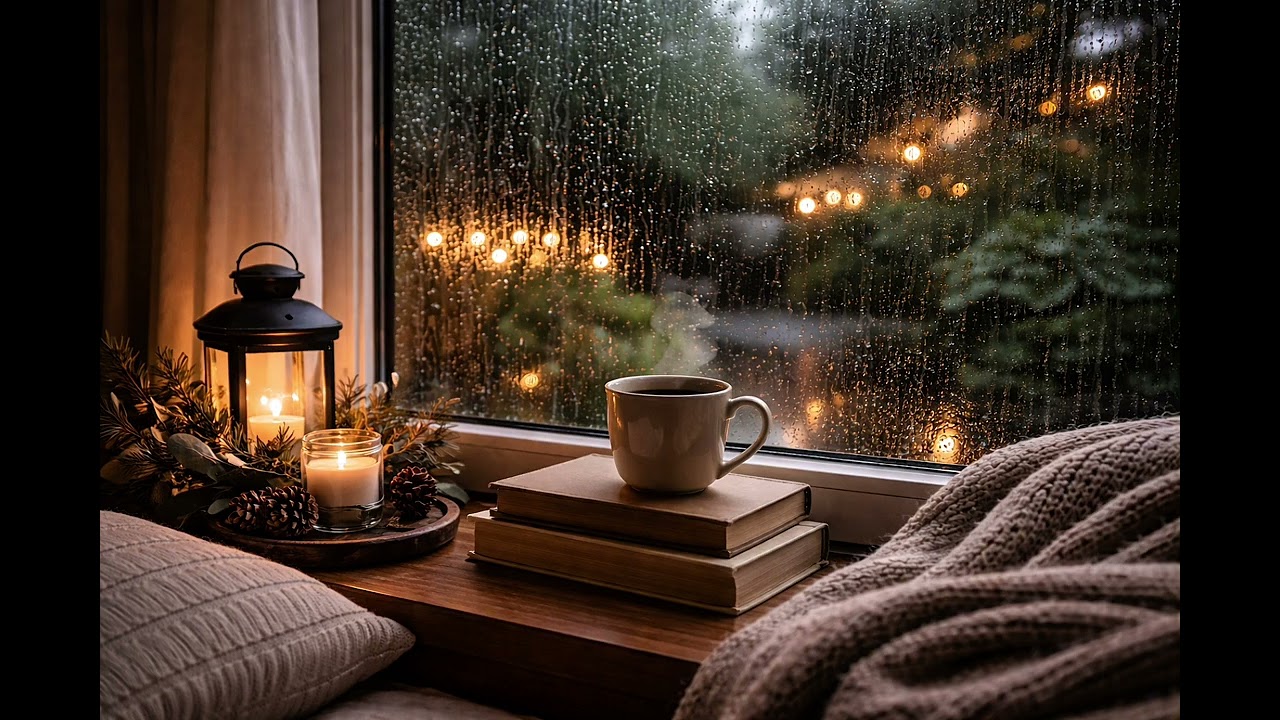 【快適音】Rain on Window for Sleep 🌧️ 3 Hours of Relaxing Rain Sounds 窓にあたる雨音で眠る 心地よい音【睡眠動画】