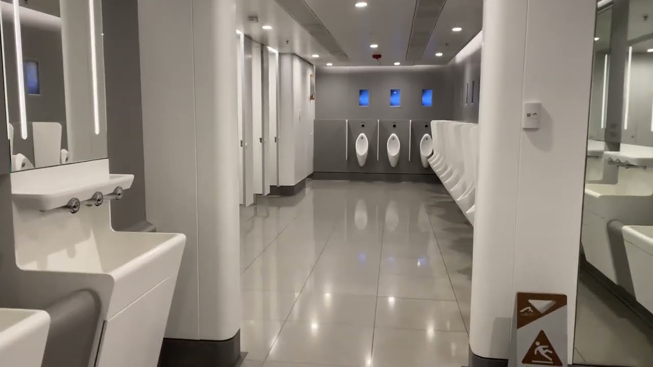 Hong Kong Toilet at Chek Lap Kok Airport Restricted Area