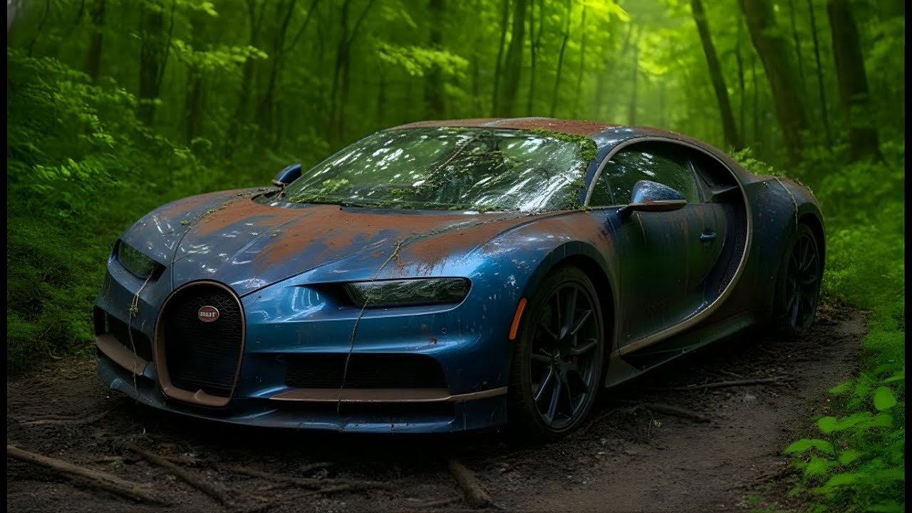 FULLY Restoration Abandoned Bugatti Chiron | Restoring OLD Super Car FORGOTTEN by Owner #restoration