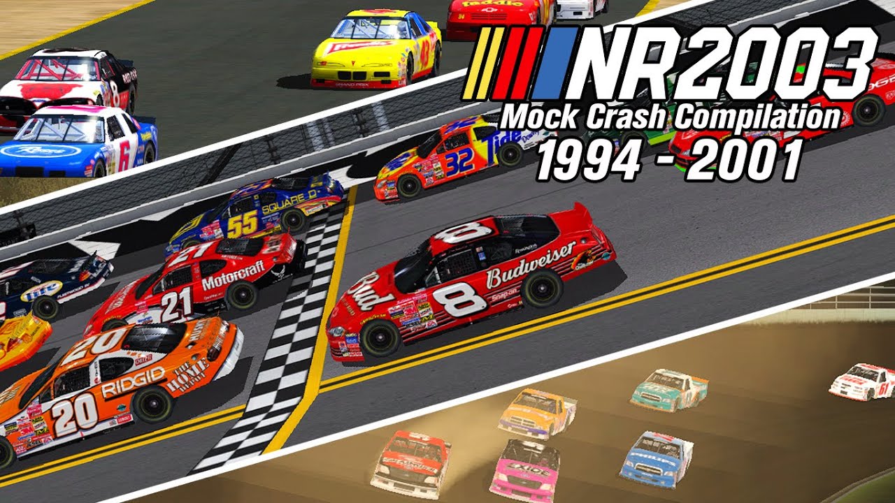 NR2003 Mock Crash Compilation 1994-2001