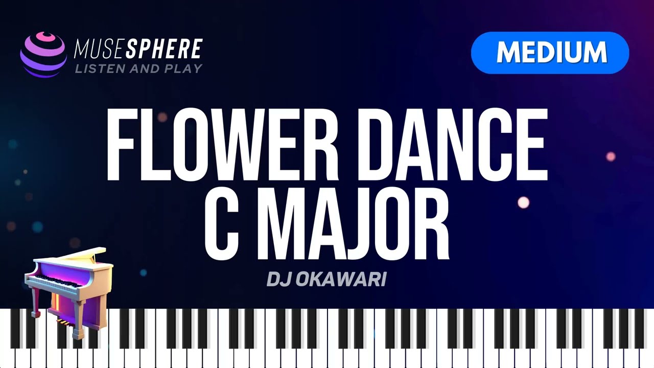Let's PLAY / (C Major for Beginners) Flower Dance - Piano Tutorials & Sheet Music 