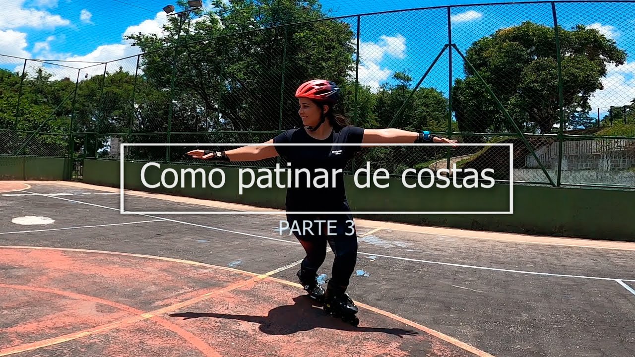 Como patinar de costas - Cruzado de costas (crossover backwards)