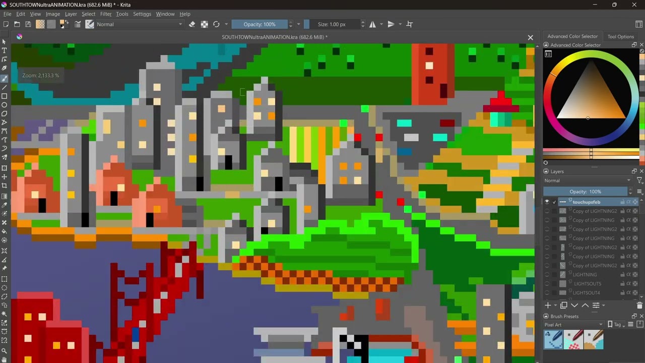 Southtown - Fatal Fury (512x288 Pixel Format) (My Process)